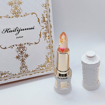 フラワーリップ 日本限定ピンクゴールドモデル/Kailijumei/口紅を使ったクチコミ(7枚目)