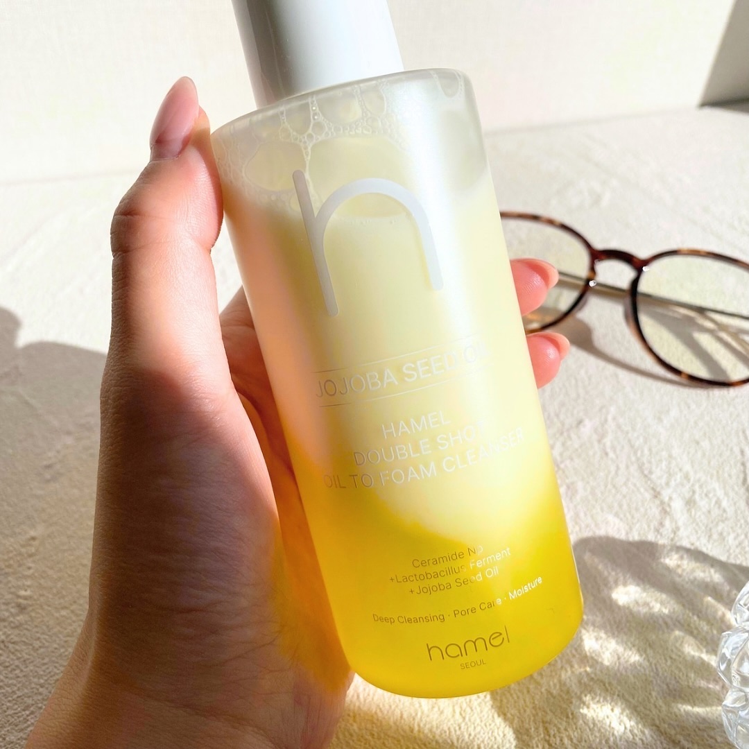 ダブルショットオイルトゥーフォームクレンザー/HAMEL/オイルクレンジングを使ったクチコミ（3枚目）