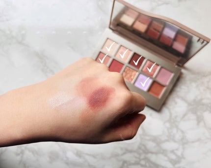 ニューデップスアイシャドウパレット/hince/アイシャドウパレットを使ったクチコミ(4枚目)