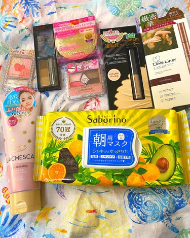 今日は色々買ってみました！！
使い方もまだわからないコスメもあるので他の方の投稿などみて勉強します！
#メイク初心者 
#KATE 
#CANMAKE 
#THESAEM 
#loveliner カラー