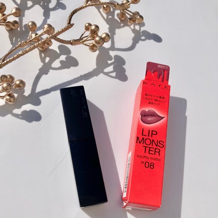 リップモンスター スフレマット/KATE/口紅を使ったクチコミ(4枚目)