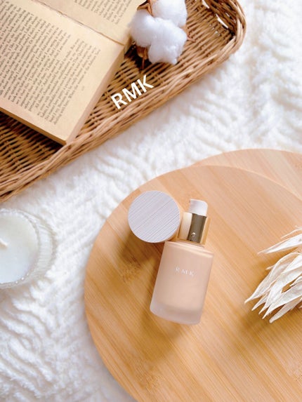 RMK リクイドファンデーション フローレスカバレッジ/RMK/リキッドファンデーションを使ったクチコミ(2枚目)