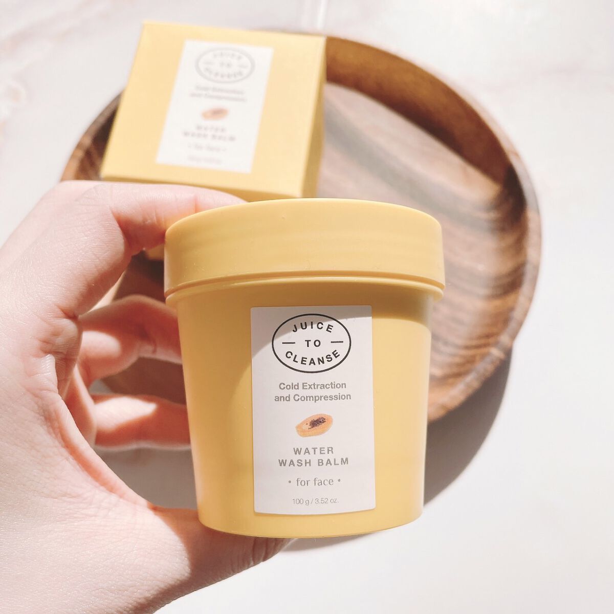 ウォーターウォッシュバーム/JUICE TO CLEANSE/スクラブ・ゴマージュを使ったクチコミ（2枚目）