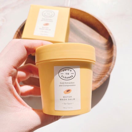 ウォーターウォッシュバーム/JUICE TO CLEANSE/スクラブ・ゴマージュを使ったクチコミ(2枚目)