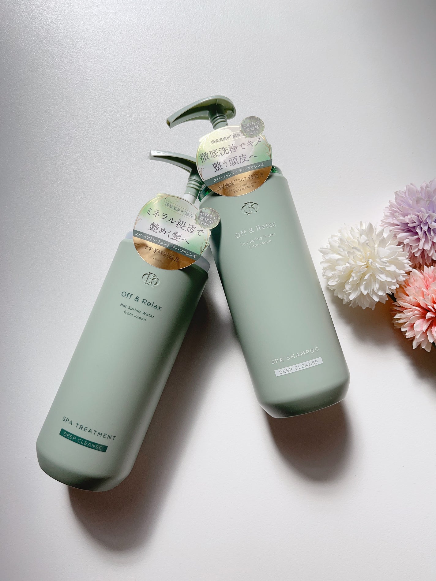 スパ・シャンプー/ヘアトリートメント ディープクレンズ/Off&Relax/市販シャンプーを使ったクチコミ(1枚目)