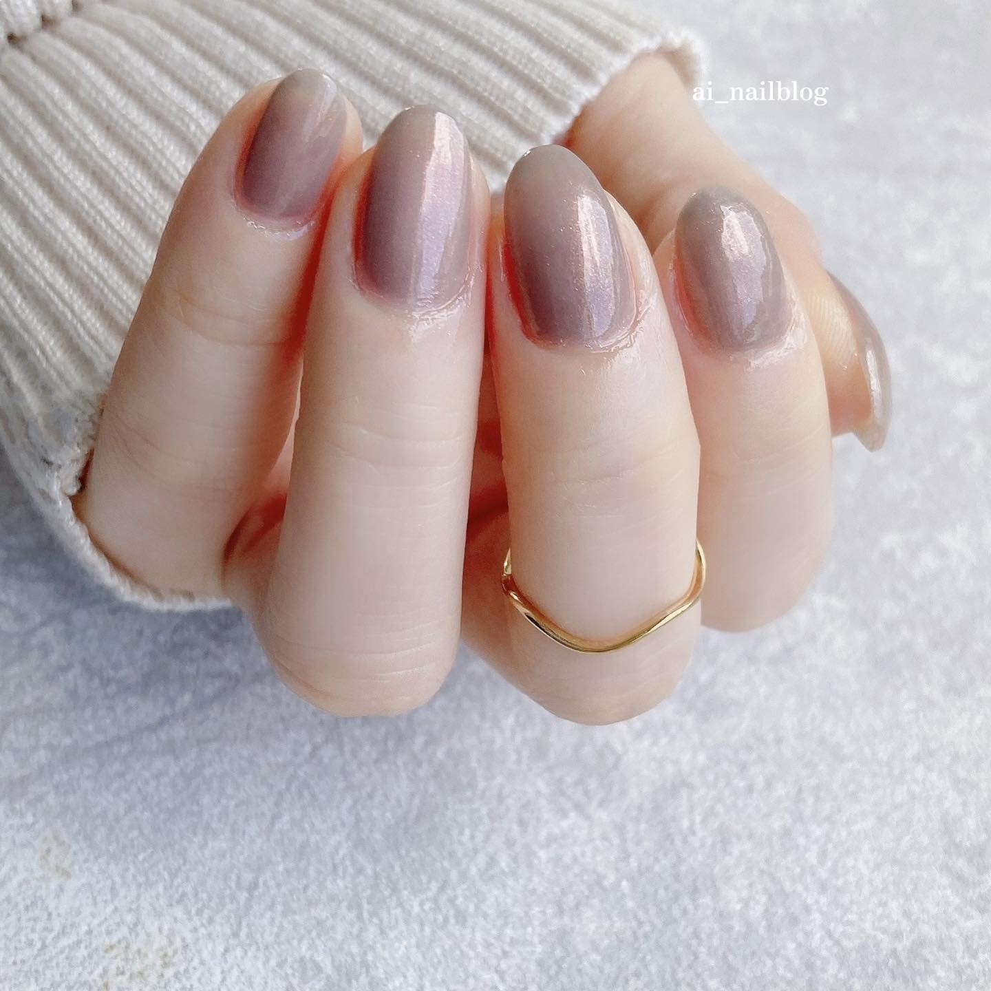 ジーニッシュ No.133 アンバームスク/ジーニッシュマニキュア/マニキュアを使ったクチコミ（3枚目）