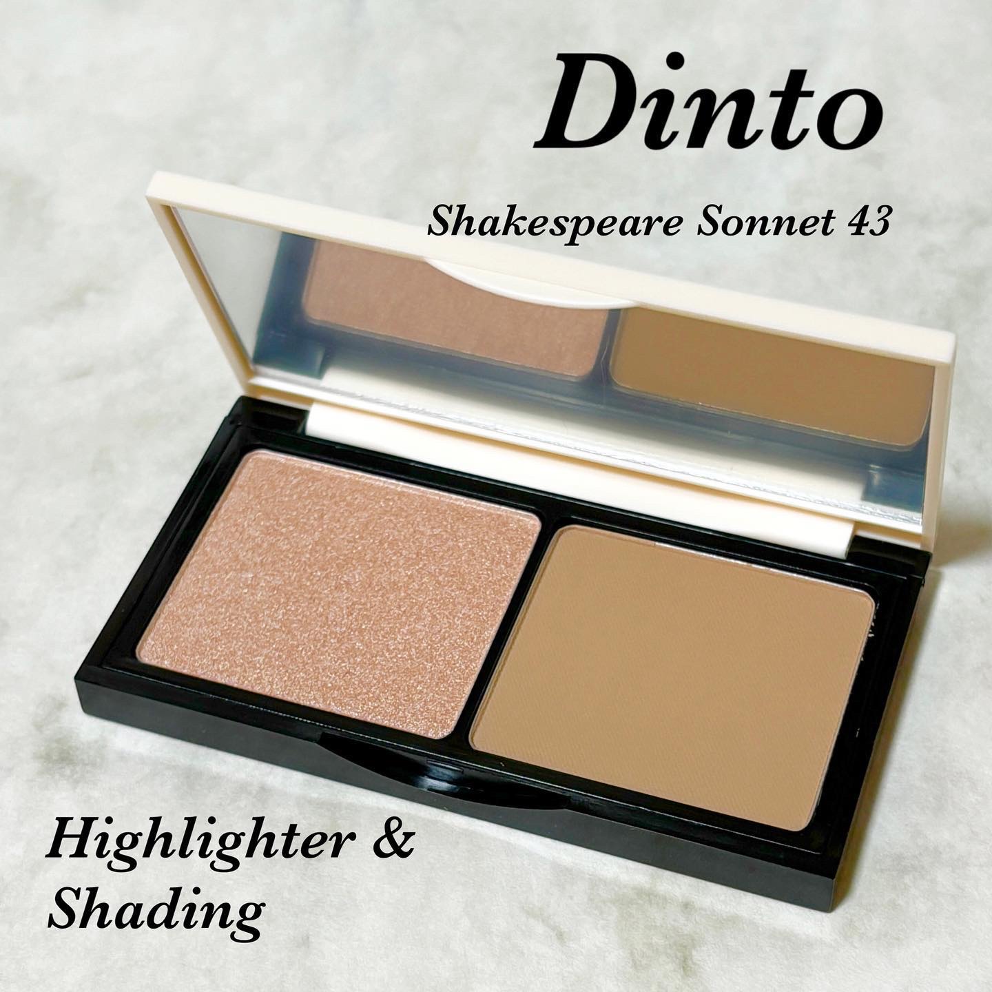 HIGHLIGHTER&SHADING/Dinto/パウダーハイライトを使ったクチコミ（1枚目）