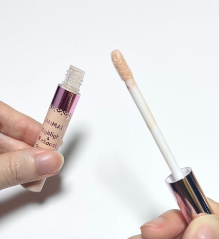 ハイライト&リタッチコンシーラー UV 01 ライトピンクベージュ /キャンメイク/リキッドコンシーラーの画像