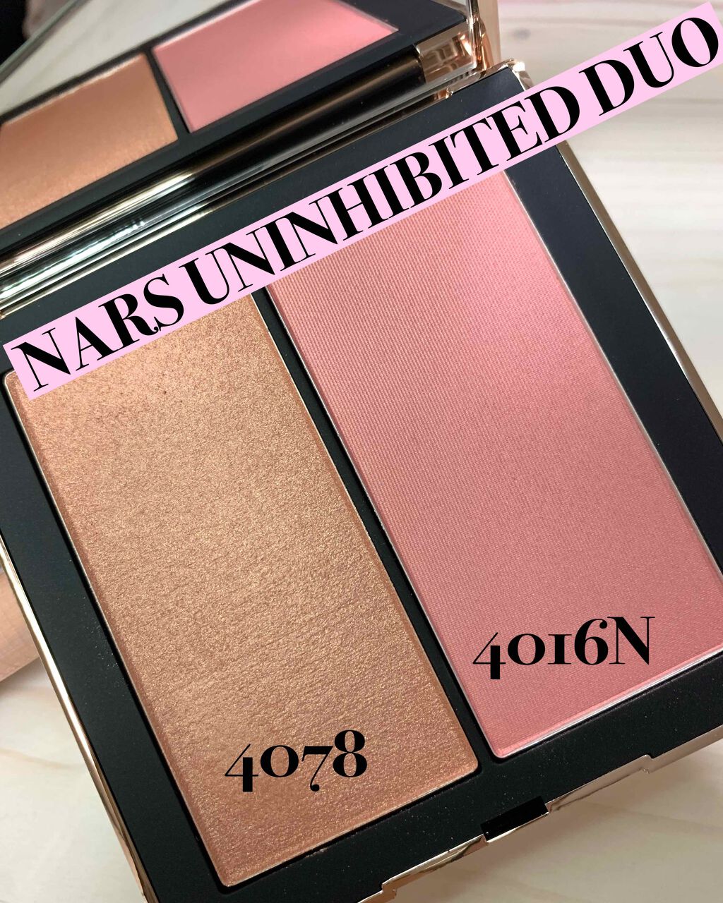 アンインヒビテッド ブラッシュデュオ/NARS/パウダーチークを使ったクチコミ(1枚目)