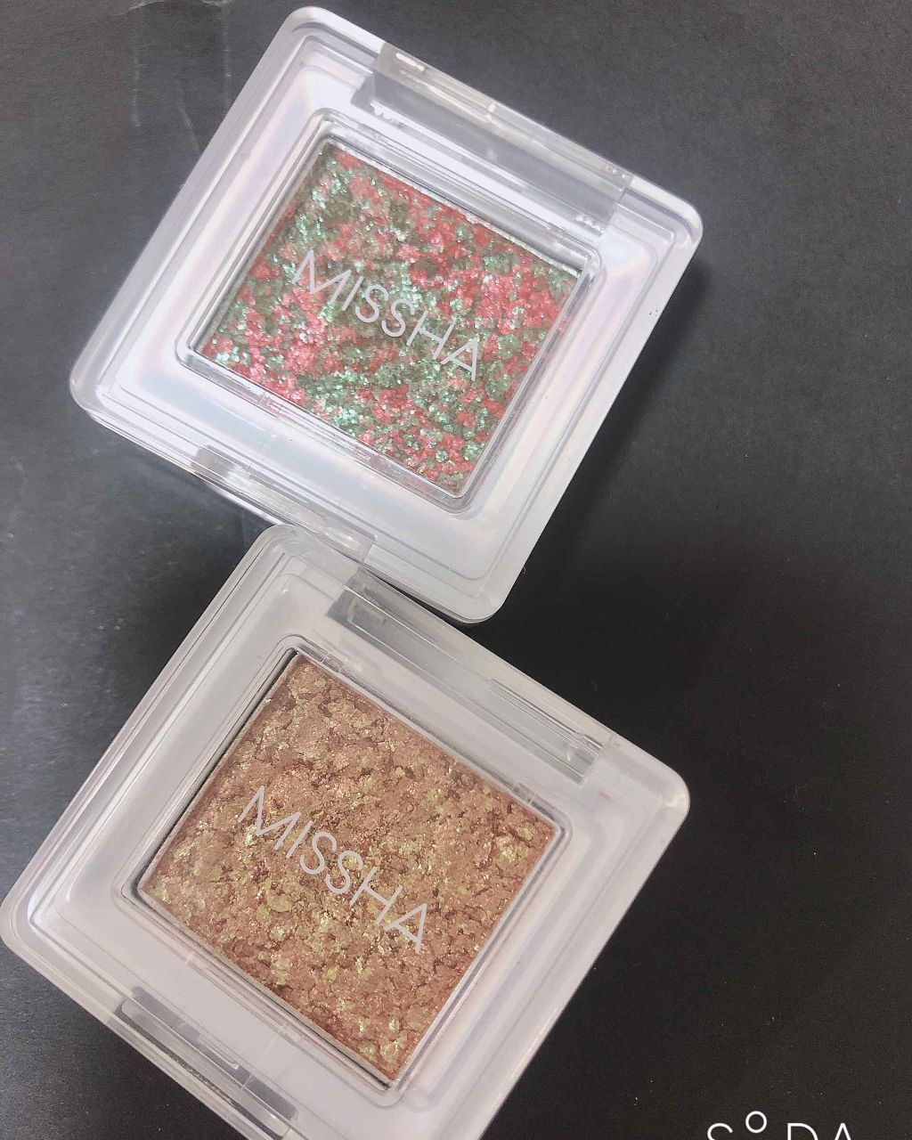 グリッタープリズム シャドウ GEX01/MISSHA/グリッターを使ったクチコミ（1枚目）