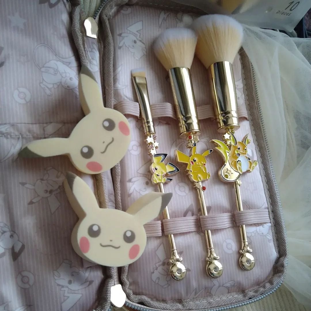 ダイカットメイクアップスポンジ ピカチュウ/ポケモン/パフ・スポンジを使ったクチコミ(2枚目)