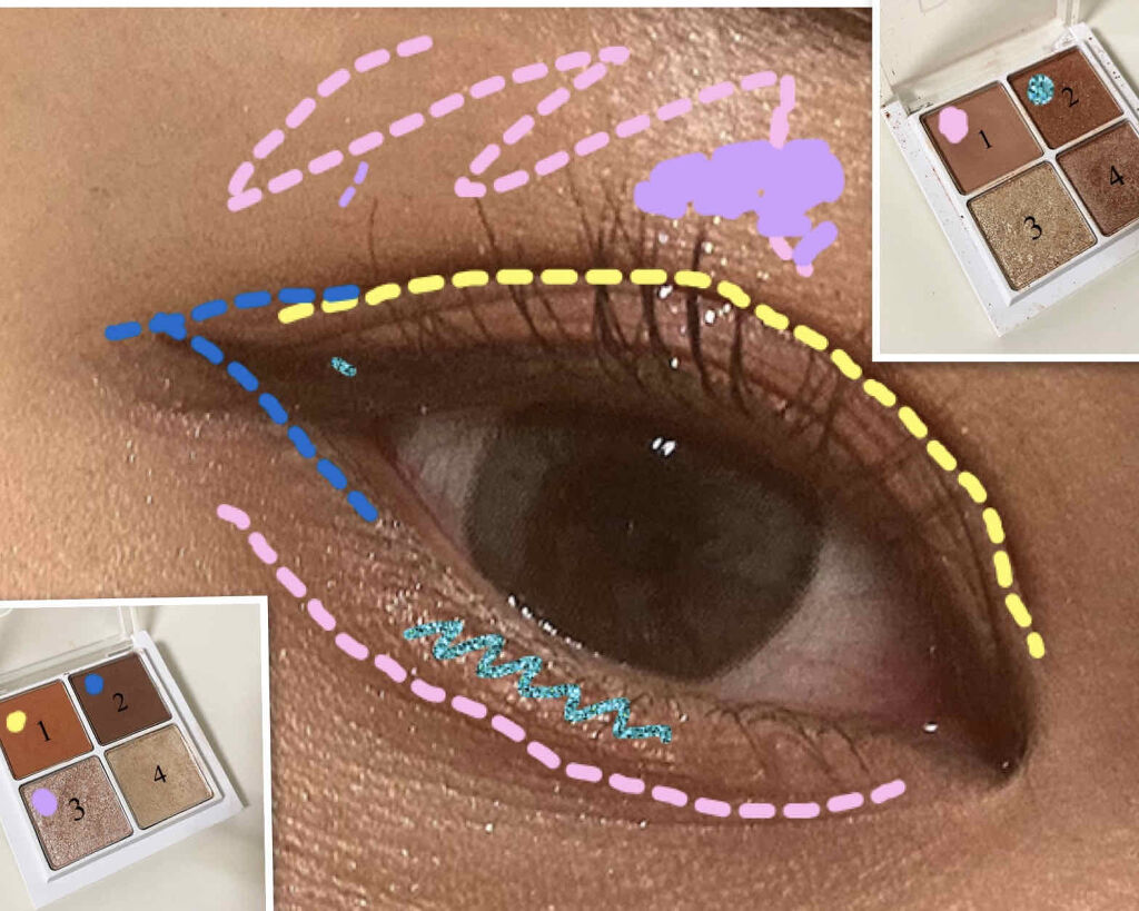 描くふたえアイライナー/CEZANNE/リキッドアイライナーを使ったクチコミ（3枚目）