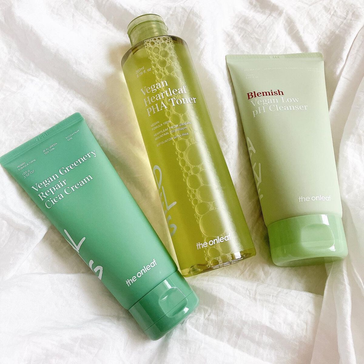 ブレミッシュビーガン弱酸性クレンザー/THE ONLEAF/洗顔フォームを使ったクチコミ(1枚目)