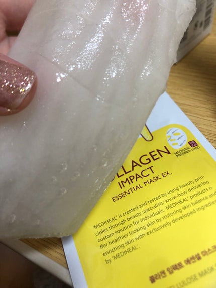 コラーゲン インパクト エッセンシャルマスクEX/MEDIHEAL/シートマスク・パックを使ったクチコミ(2枚目)