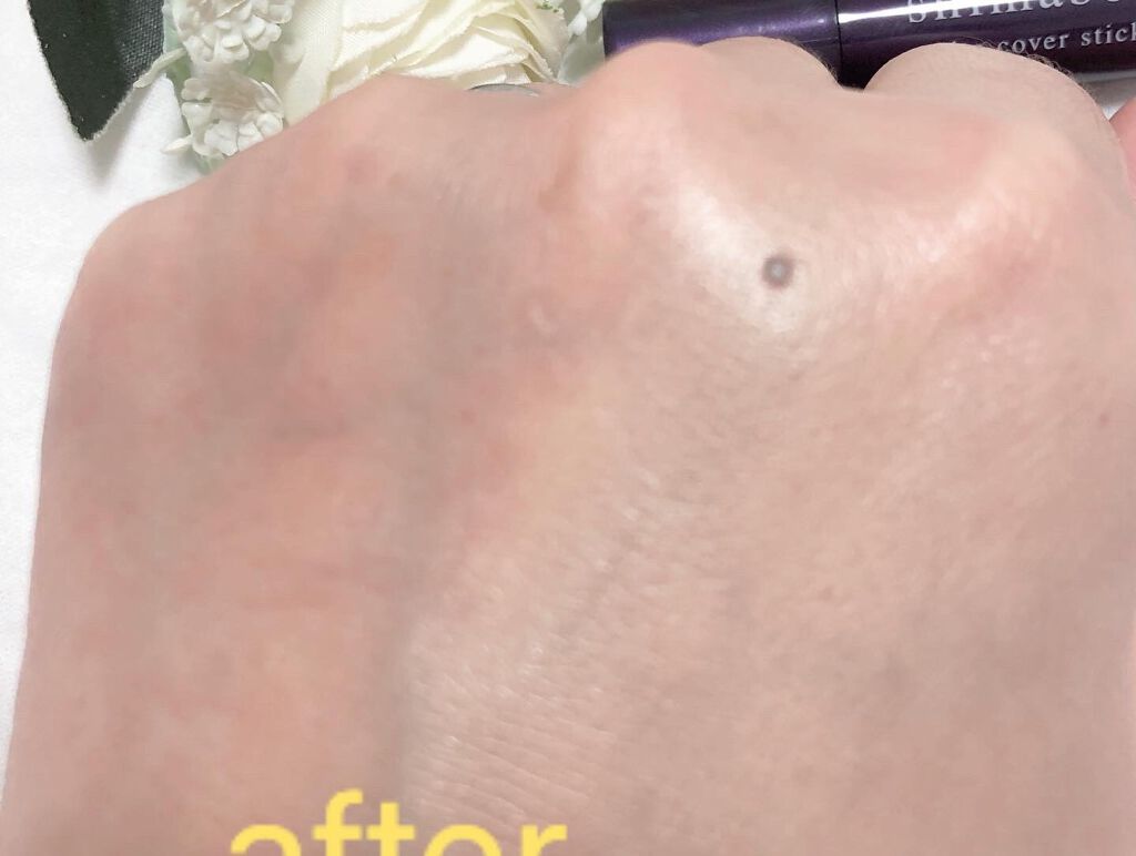 ホワイトカバースティック/shimaboshi/スティックコンシーラーを使ったクチコミ(4枚目)