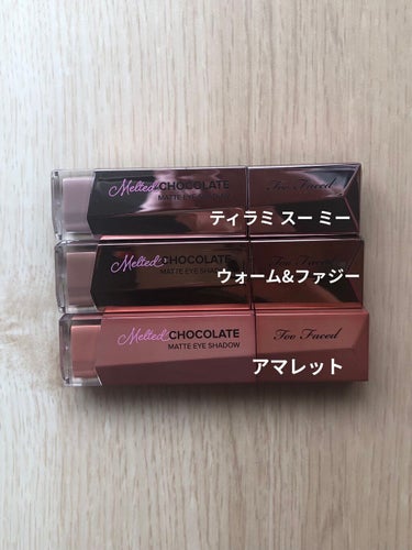 メルテッド チョコレート マット アイシャドウ/Too Faced/リキッドアイシャドウを使ったクチコミ（1枚目）