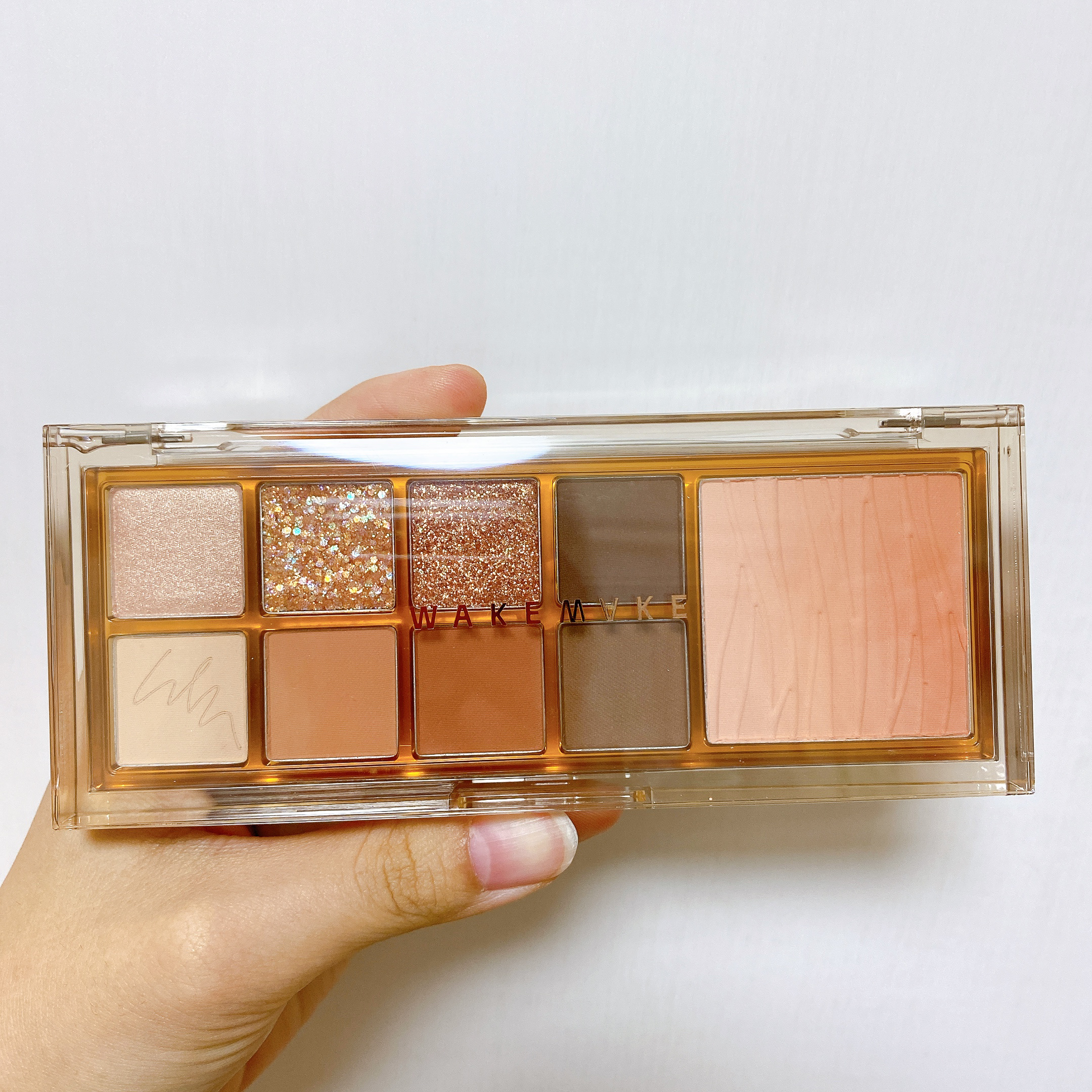 ミックスブラーリングアイパレット 01 オーキッドモーブ/wakemake/マルチパレットを使ったクチコミ（1枚目）