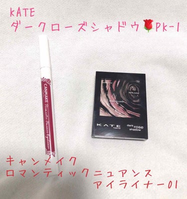 ダークローズシャドウ/KATE/アイシャドウパレットを使ったクチコミ（1枚目）