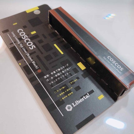 ロングラスティングアイライナー/COSCOS/リキッドアイライナーを使ったクチコミ(5枚目)