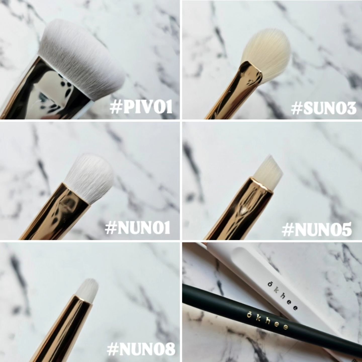 okhee 白玉ファンデーションブラシ/SOOA DOR/メイクブラシを使ったクチコミ（3枚目）