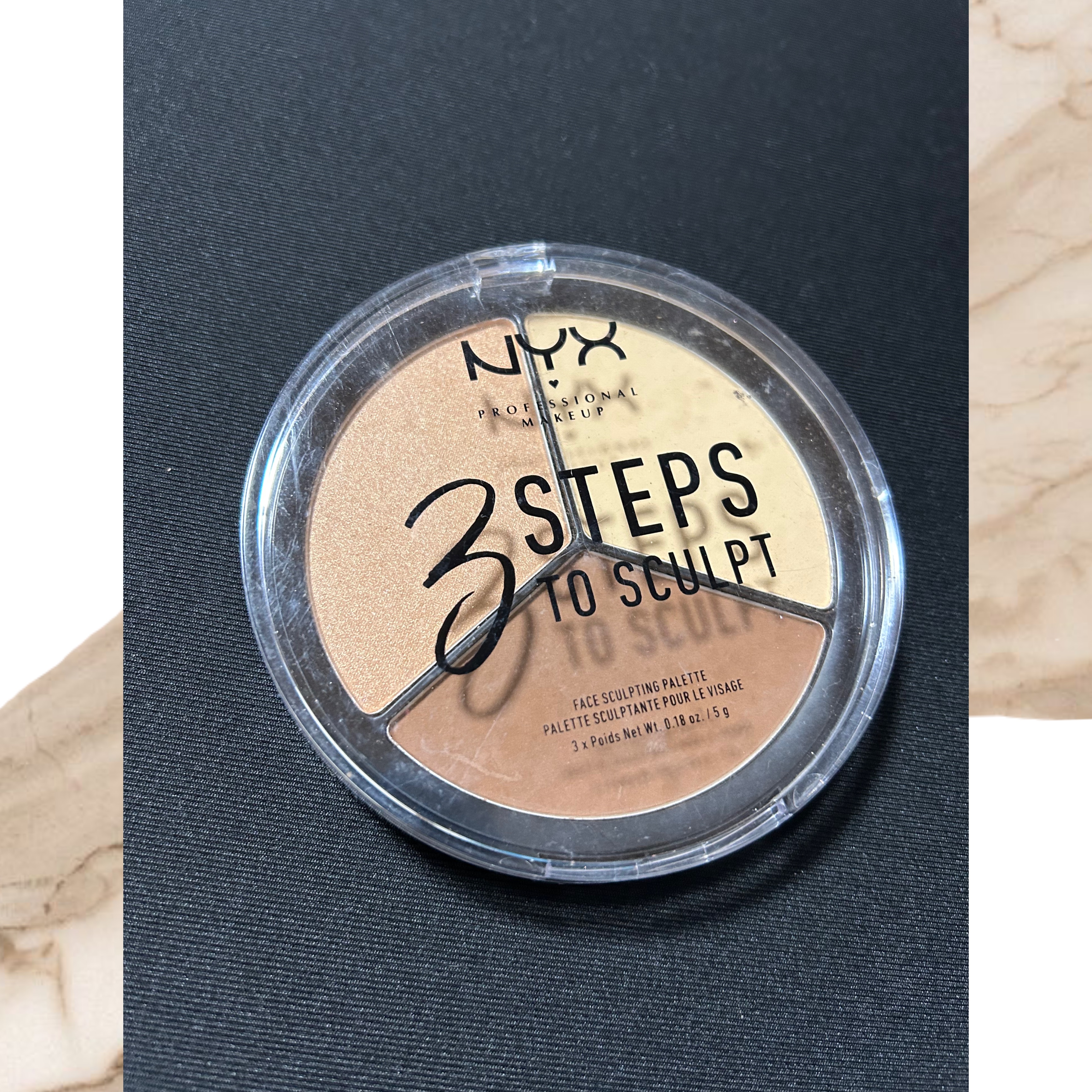 3ステップス トゥー スカルプト フェイス スカルプティング パレット/NYX Professional Makeup/プレストパウダーを使ったクチコミ（1枚目）