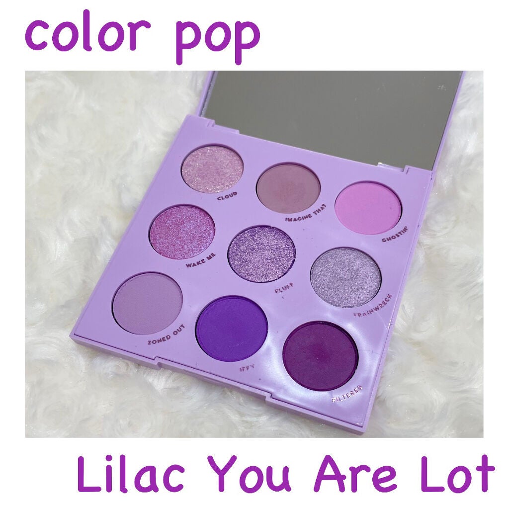 Lilac You A Lot Shadow Palette/ColourPop/アイシャドウパレットを使ったクチコミ(1枚目)