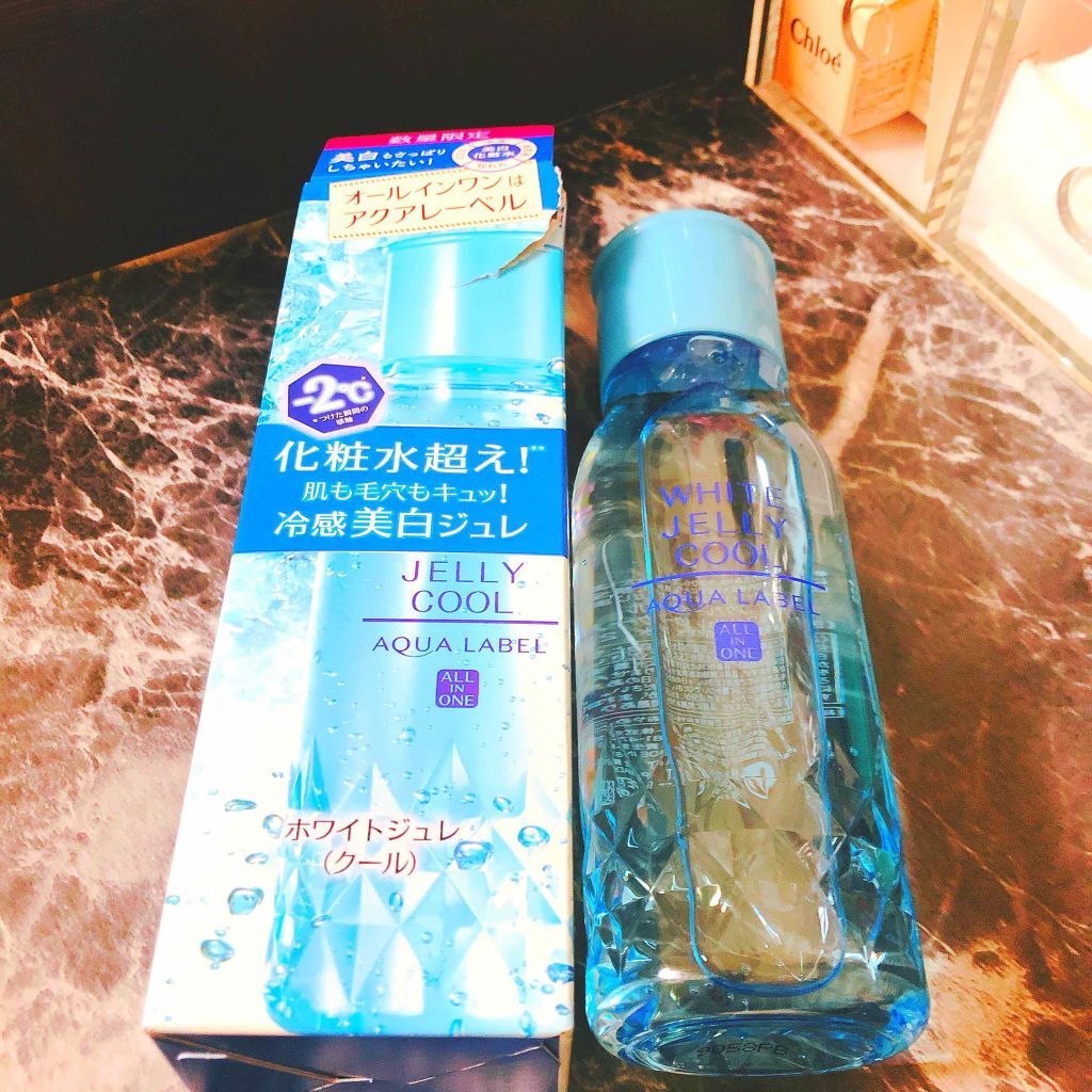 ホワイトジュレ クール/アクアレーベル/オールインワン化粧品を使ったクチコミ(1枚目)