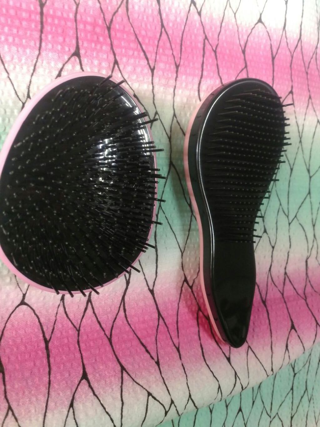 立体ヘアブラシ/DAISO/ヘアブラシを使ったクチコミ(3枚目)