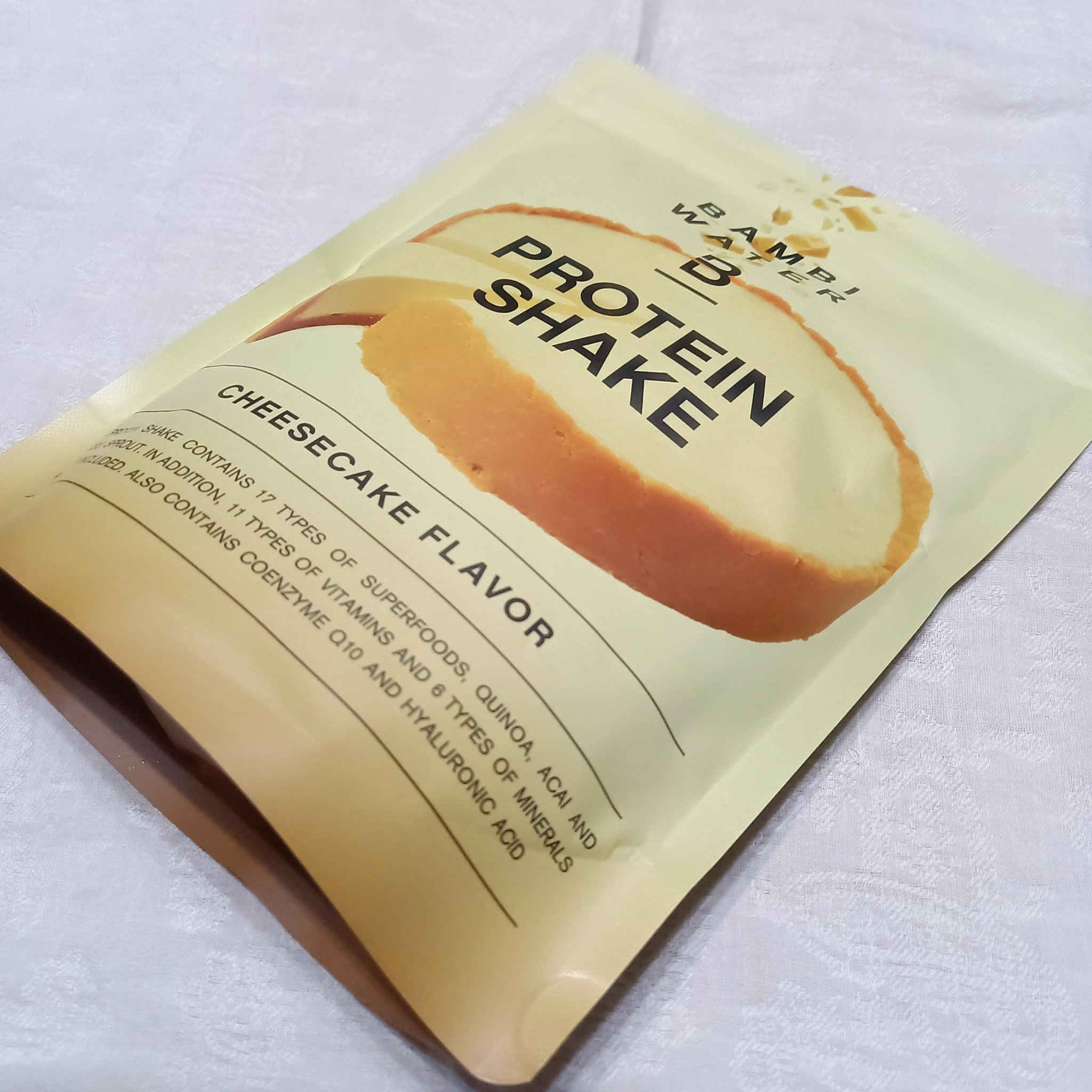 プロテインシェイク チーズケーキ/BAMBI WATER/その他プロテインを使ったクチコミ（2枚目）