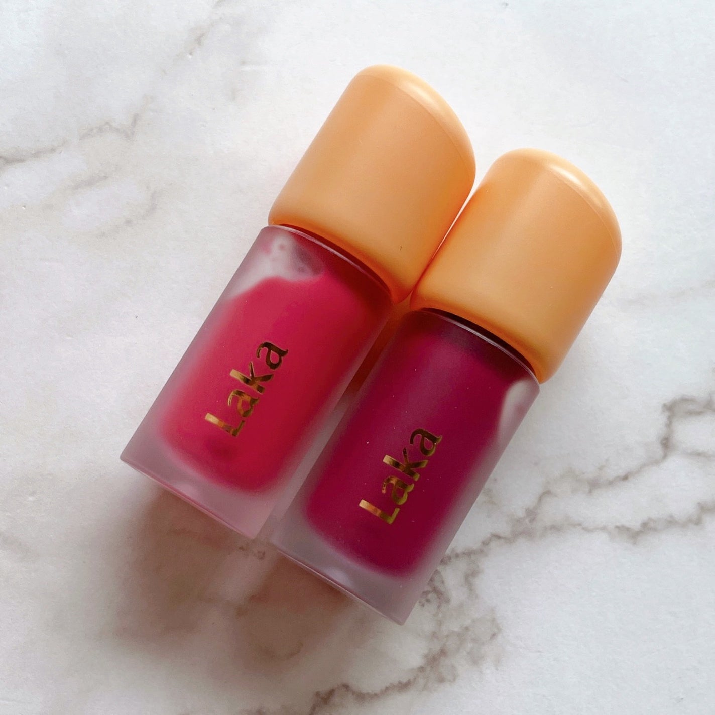 フルーティーグラムティント ミニデュオ/Laka/リップティントを使ったクチコミ(3枚目)