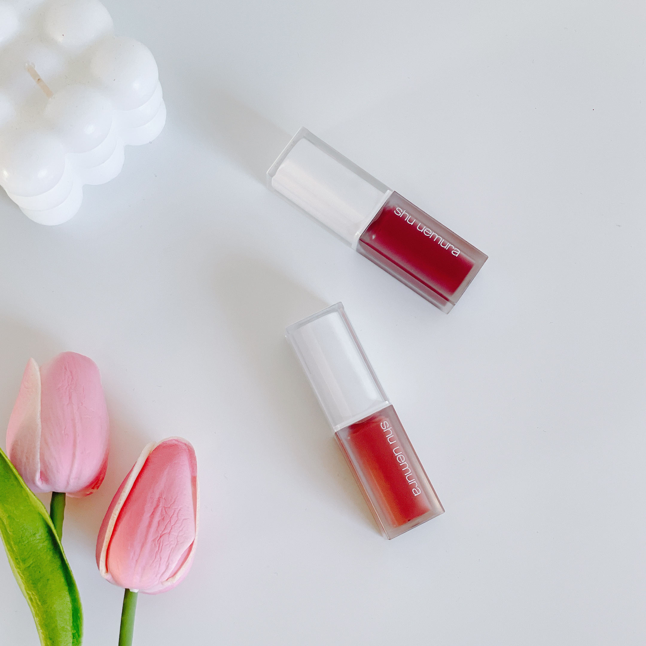 キヌケアグローアップ/shu uemura/口紅を使ったクチコミ（2枚目）