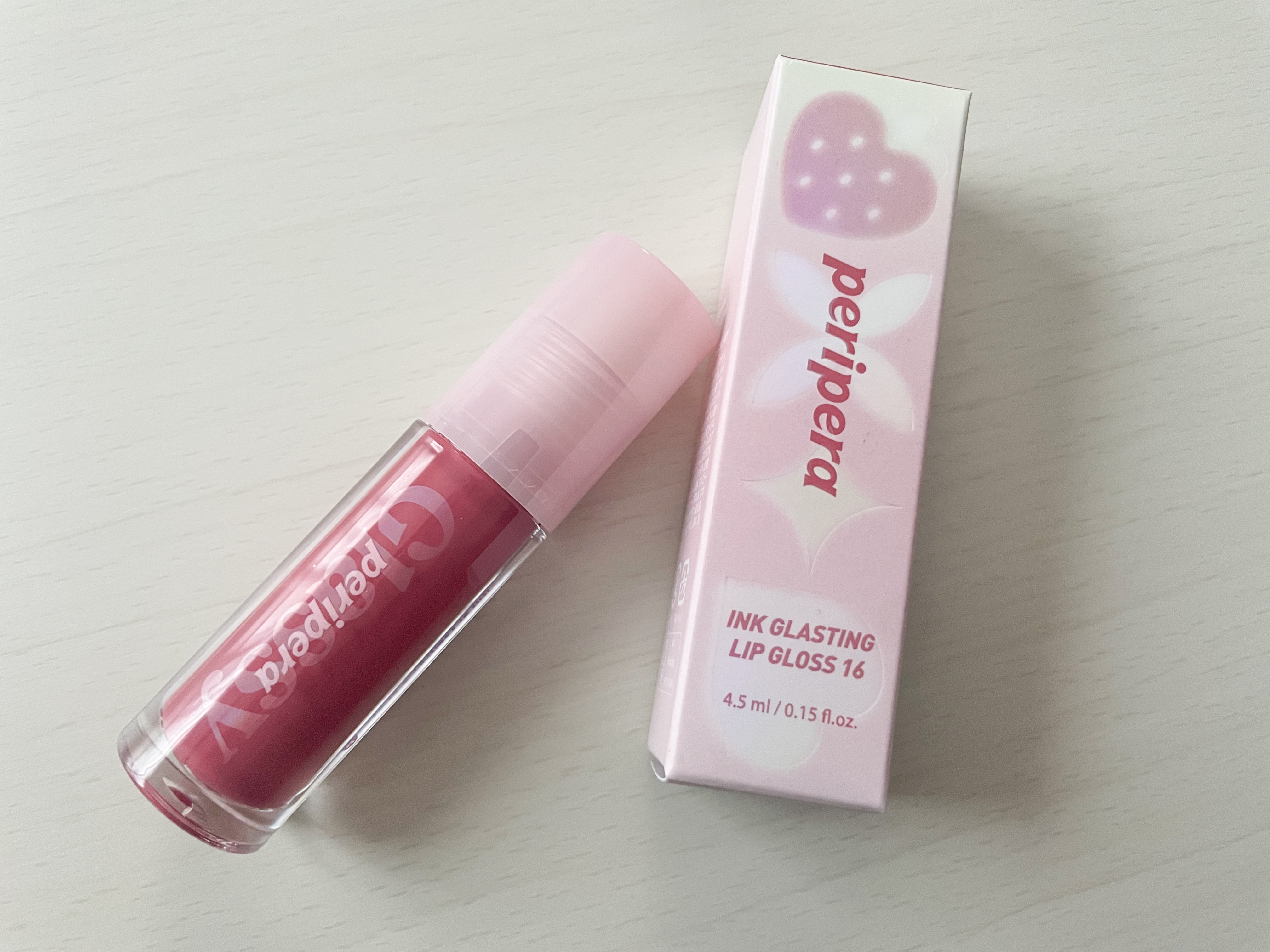 インク グラスティング リップ グロス/PERIPERA/リップグロスを使ったクチコミ（1枚目）