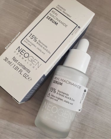 NEOGEN リアルナイアシンアミドセラムのクチコミ「美白*セラム✩.*˚
NEOGEN
REAL NIACINAMIDE SERUM⚪
〰︎︎⁡⁡.....」（1枚目）