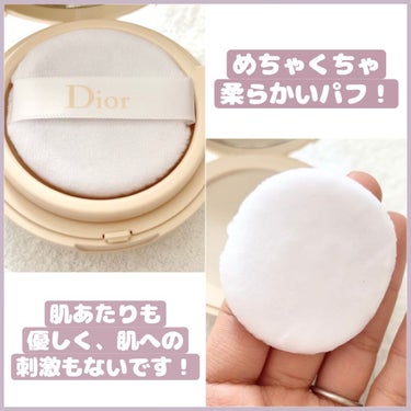 ディオールスキン フォーエヴァー クッション パウダー/Dior/ルースパウダーを使ったクチコミ（3枚目）