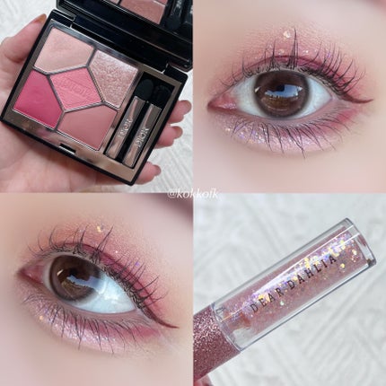 パラダイス シャイン アイ シークイン/DEAR DAHLIA/リキッドアイシャドウを使ったクチコミ(2枚目)