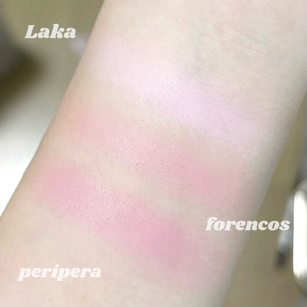 ピュア ブラッシュド サンシャイン チーク/PERIPERA/パウダーチークを使ったクチコミ（2枚目）