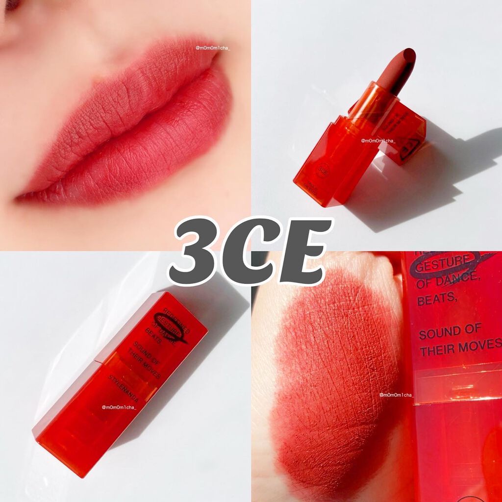 3CE SOFT MATTE LIPSTICK/3CE/口紅を使ったクチコミ(1枚目)