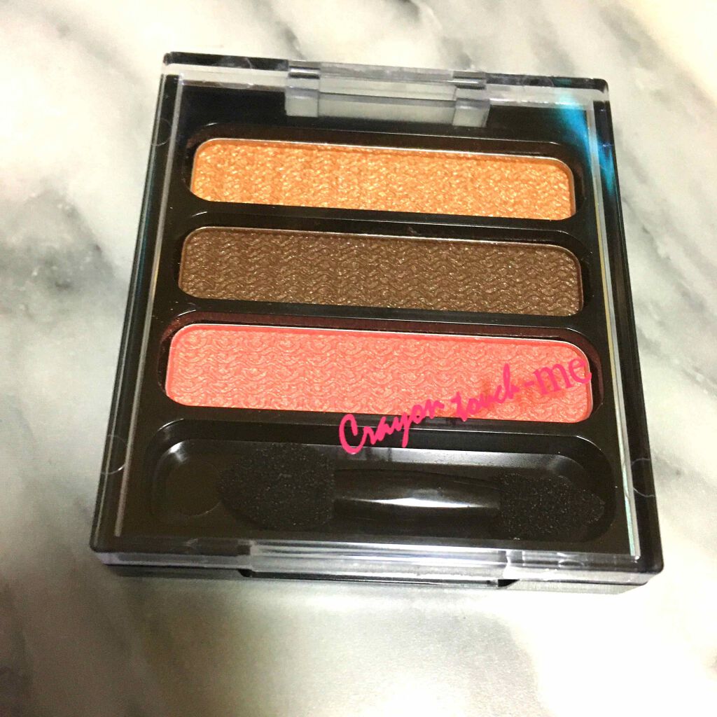 3色アイシャドウ/crayontouch-me/アイシャドウパレットを使ったクチコミ（1枚目）