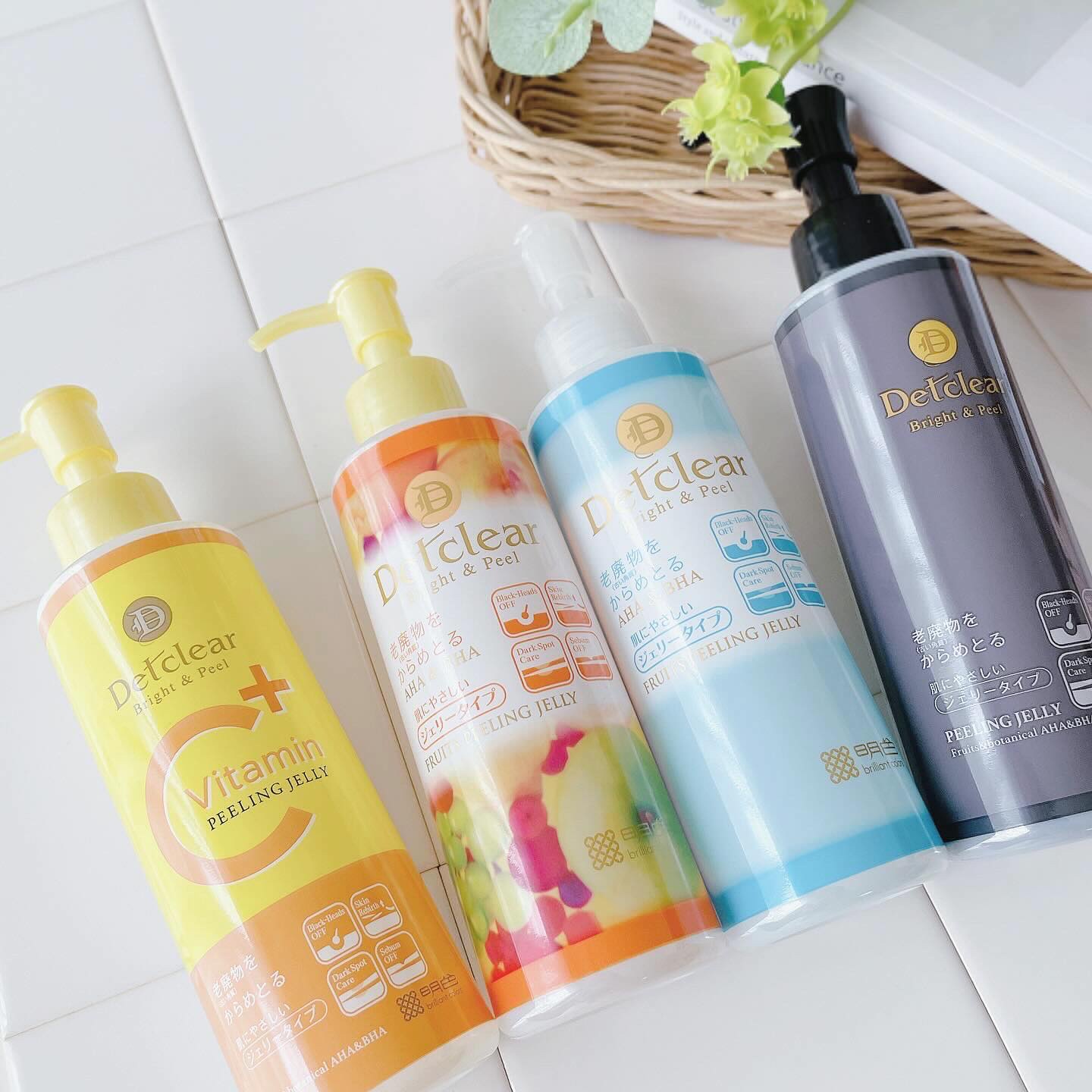 DETクリア ブライト＆ピール ピーリングジェリー<ミックスフルーツの香り>/Detclear/ピーリングを使ったクチコミ（1枚目）