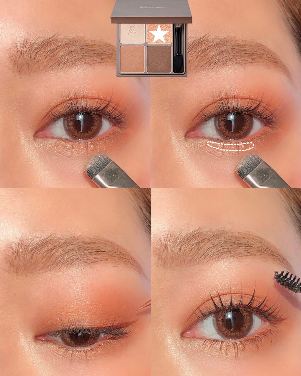 インザミラーアイパレット/Ririmew/アイシャドウパレットを使ったクチコミ（3枚目）