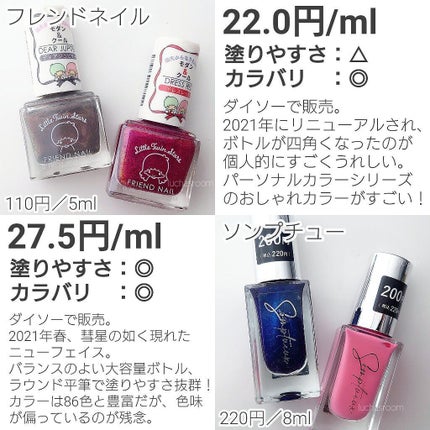 カラフルネイルズ/キャンメイク/マニキュアを使ったクチコミ(4枚目)