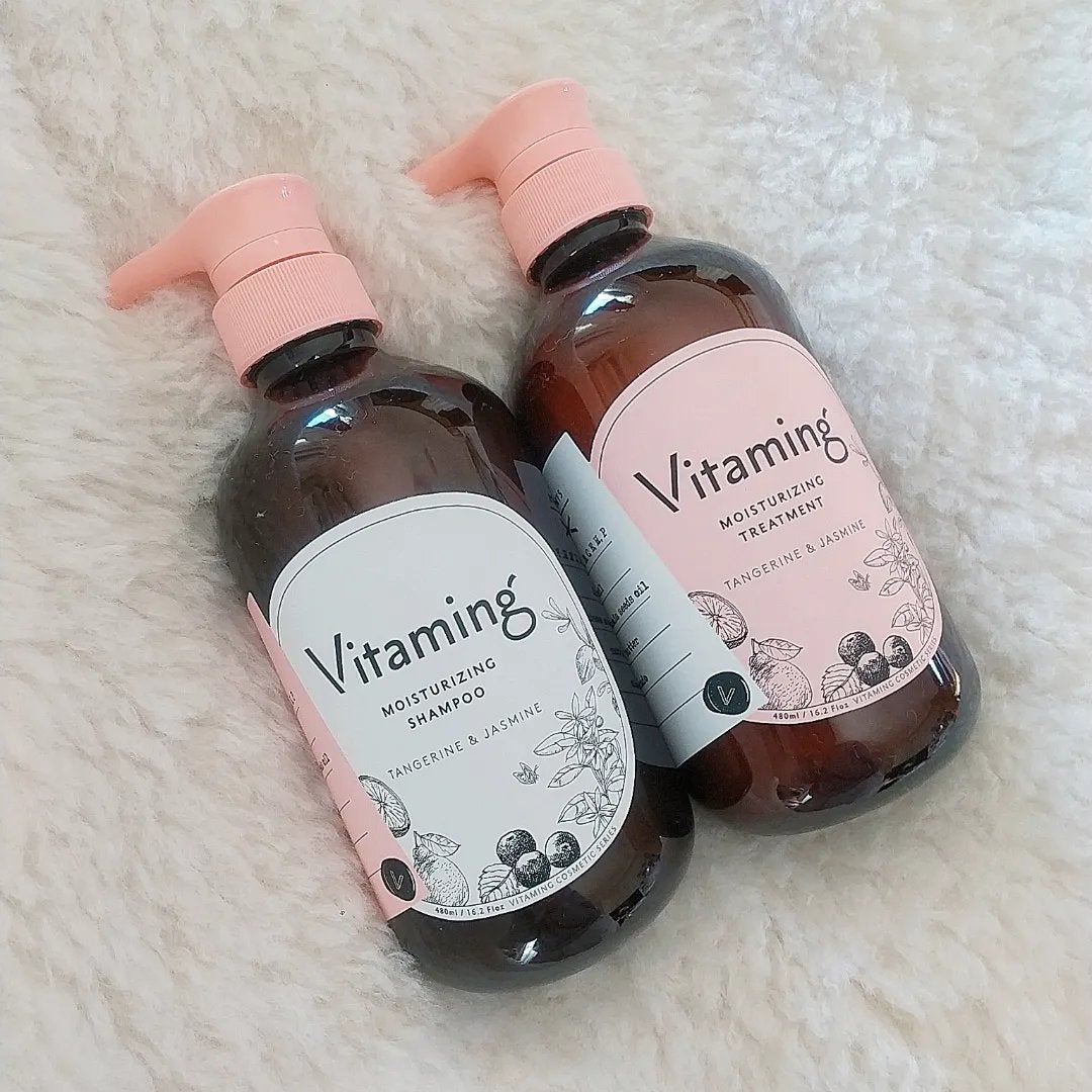 モイストシャンプー/トリートメント(タンジェリン&ジャスミンの香り)/Vitaming/市販シャンプーを使ったクチコミ(3枚目)