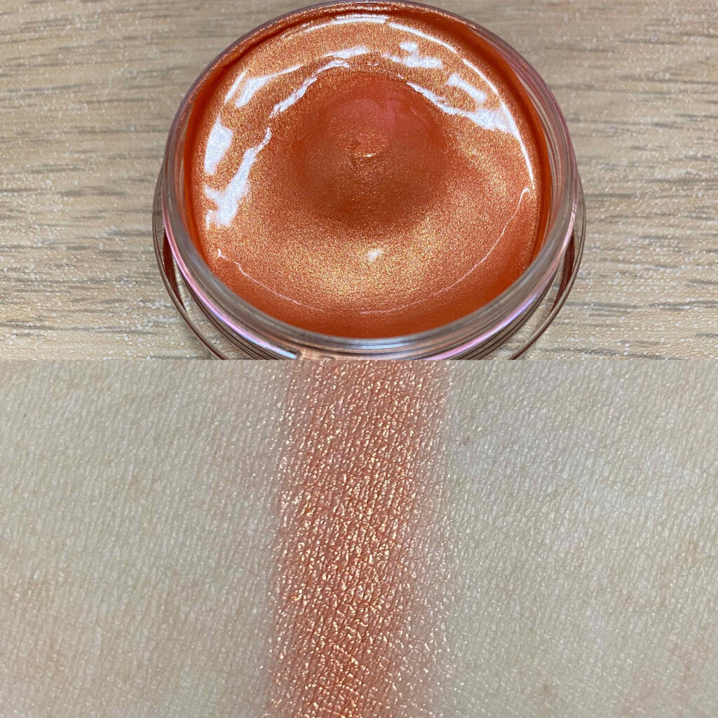 美容液ケアアイシャドウ 102 シルキーオレンジ/Borica/ジェル・クリームアイシャドウを使ったクチコミ（2枚目）