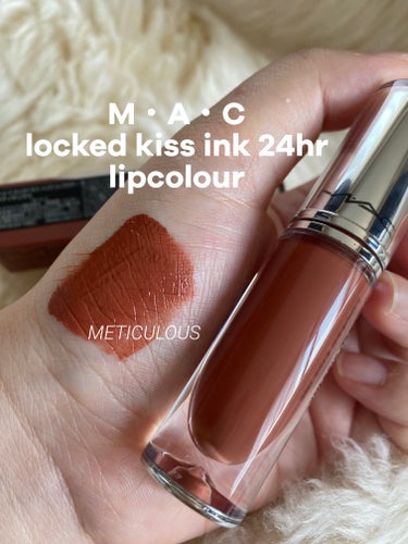M·A·C ロックド キス インク リップカラー メティキュラス（ミッドトーン ヌード）/M・A・C/口紅の画像
