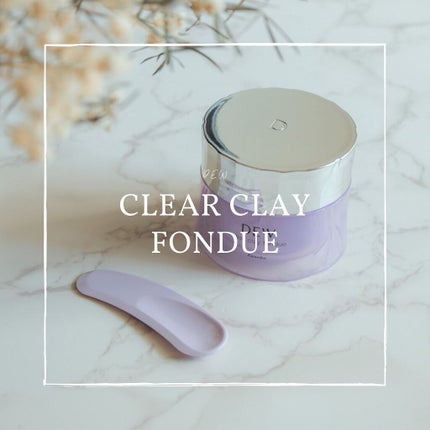 クリアクレイフォンデュ/DEW/洗い流すパック・マスクを使ったクチコミ(1枚目)