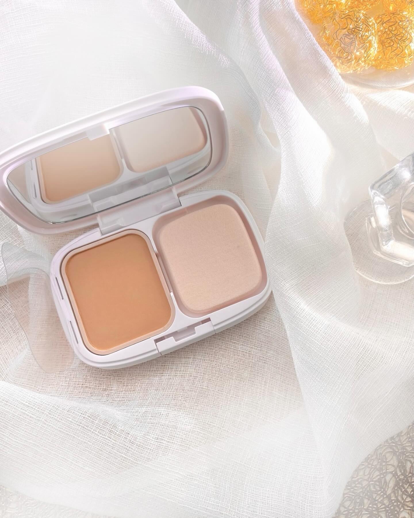 パウダーファンデーション/media luxe/パウダーファンデーションを使ったクチコミ（2枚目）