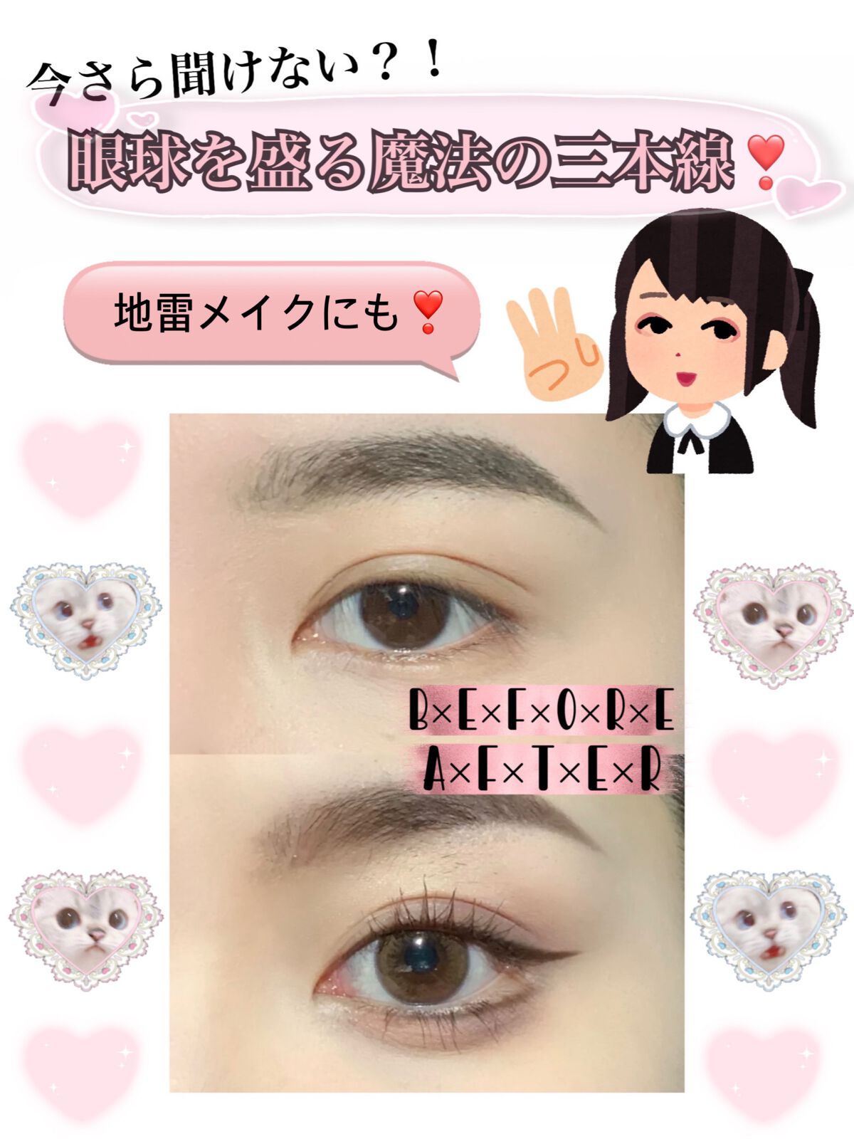 ジェルアイライナー/CEZANNE/ジェルアイライナーを使ったクチコミ（1枚目）