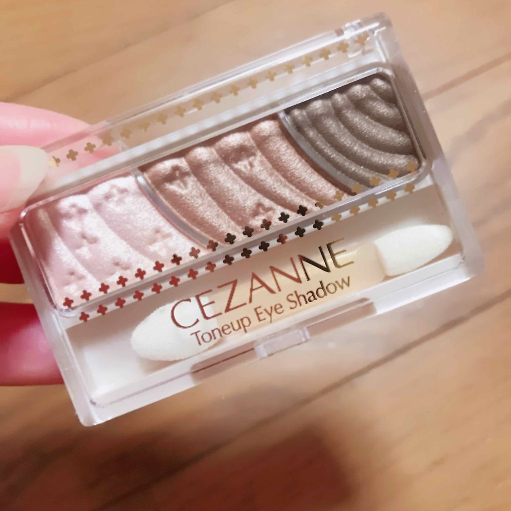 トーンアップアイシャドウ/CEZANNE/アイシャドウパレットを使ったクチコミ(1枚目)