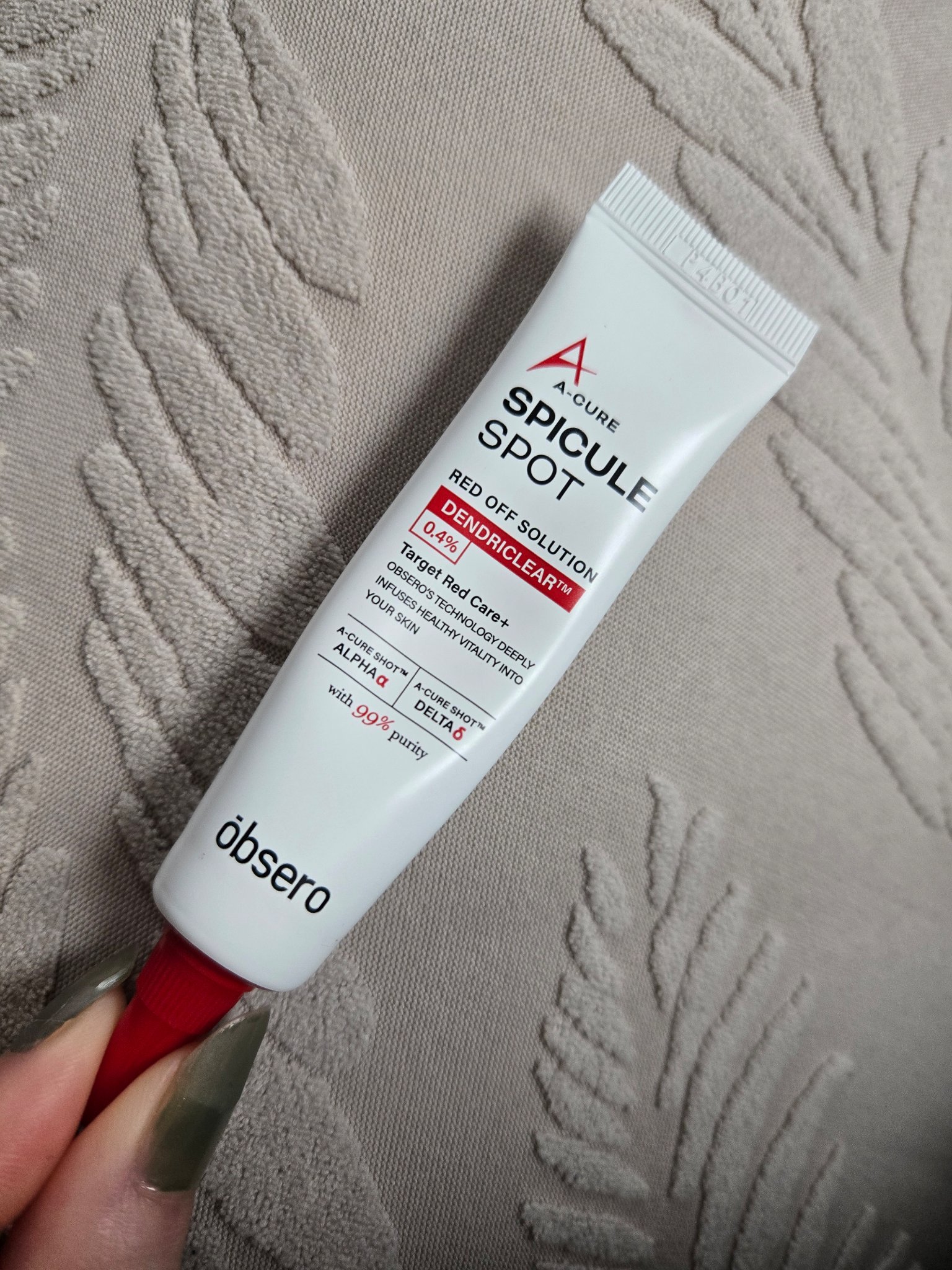 エーキュアスピキュールクリーム/obsero/フェイスクリームを使ったクチコミ（1枚目）