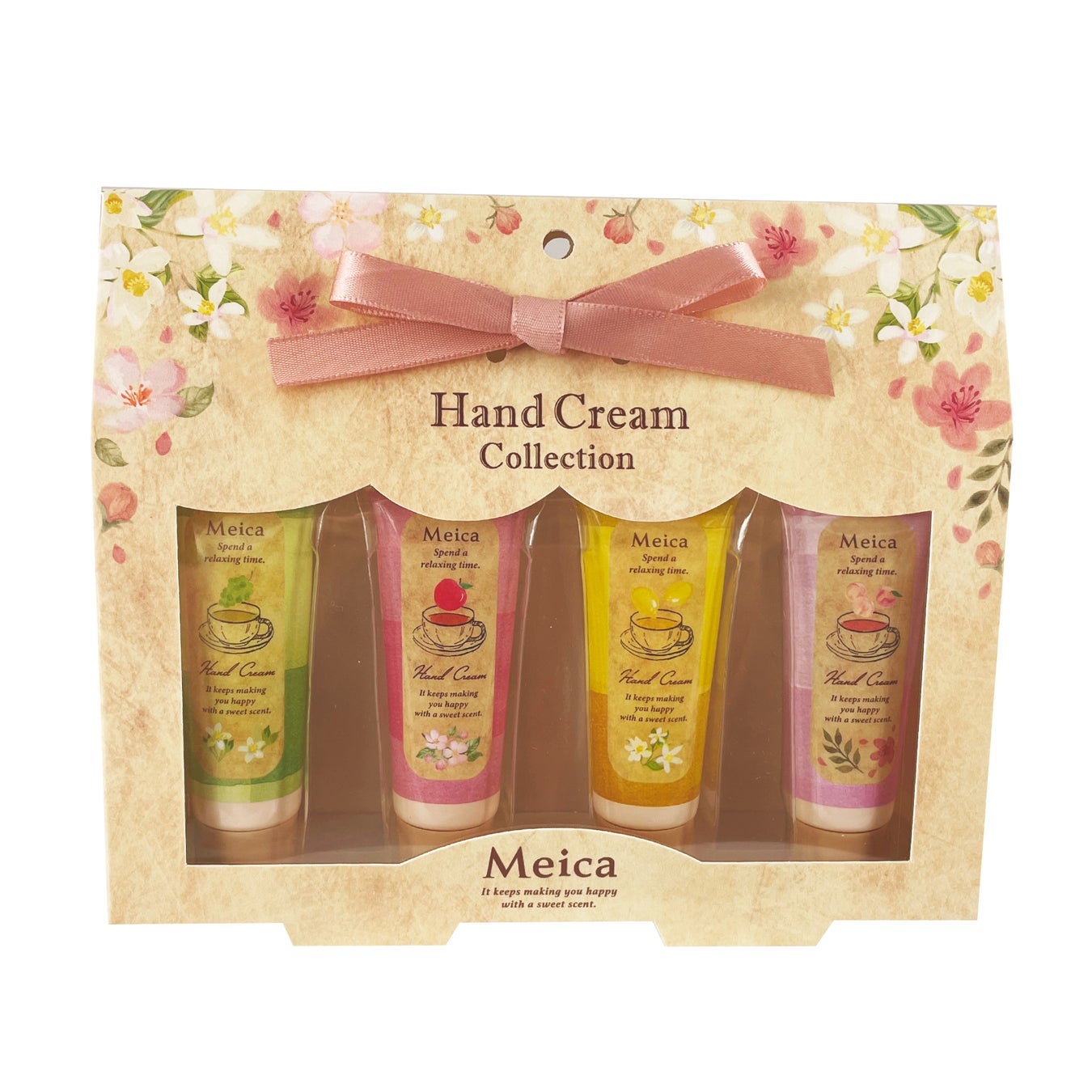 ハンドクリーム 4本セット フルーツティー MEICA